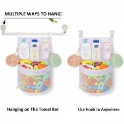 Baby Bath Toy Organizer quick drying and mould proof Multiple-Suspension Bath Toy Holder Large Capacity Multi Use Bathtub Toy...