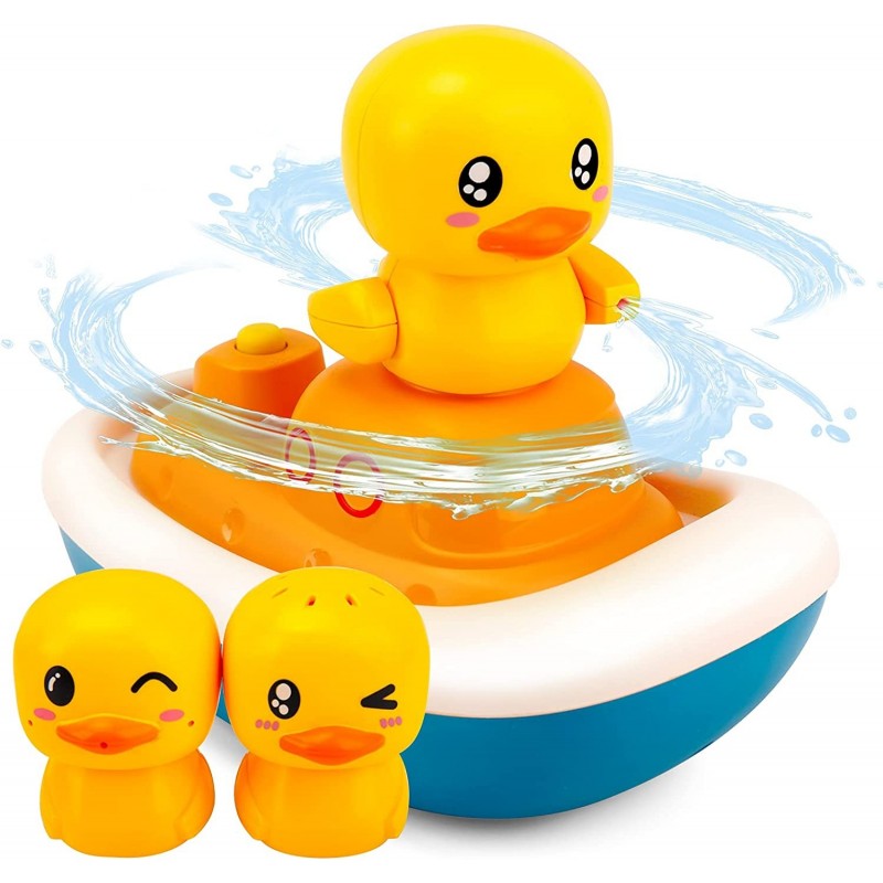 Multi-Mode Baby Bath Toys Water Spray Rubber Ducks 3 in 1 Bathtub Shower Toys $17.10 Bathtub Toys