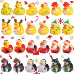 24 Pcs Valentine's Day Rubber Ducks Vinyl Holiday Rubber Duckies Fun Bathtub Toys for Youth Valentines Party Favors Classroom...