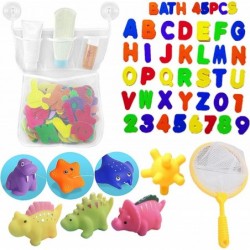 45 Pack Bath Toys for Toddlers Kids Baby Bathtub Toys in Bathroom Pool Bath Time for 1-3-6 Year Old Boy Girls Marine Animals ...