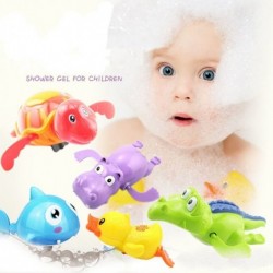 5 Pack Pool Float Bath Toys Wind Up Swimming Bathtub Animals for Boys Girls Toddlers Fish + Tortoise + Hippocampus + Crocodil...