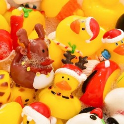 Christmas Advent Calendar 2022 for Kids 24 Days Christmas Countdown Calendar with Rubber Duck Bath Toys Assorted Duckies Chri...