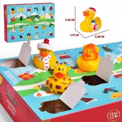 Christmas Advent Calendar 2022 for Kids 24 Days Christmas Countdown Calendar with Rubber Duck Bath Toys Assorted Duckies Chri...