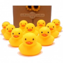 50-Pieces Float & Squeak Mini Rubber Duck Baby Bath Ducky Sound Shower Toys for Kids Mini Round Eye Rubber Ducks Baby Shower ...