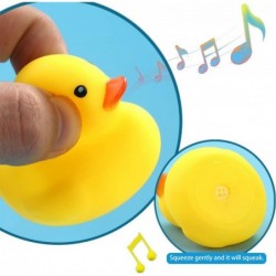 50-Pieces Float & Squeak Mini Rubber Duck Baby Bath Ducky Sound Shower Toys for Kids Mini Round Eye Rubber Ducks Baby Shower ...