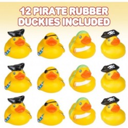 2 Inch Pirate Rubber Duckies Pack of 12 Cute Duck Bath Tub Pool Toys Ideal for Pirate-Themed Parties and Celebrations Fun Dec...