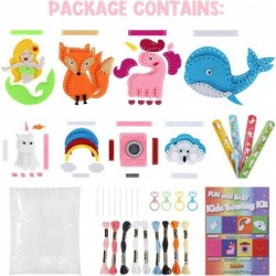 2022 Sewing Kit for Kids 8 Pre-Punched Felt Sewing for Girls Crafts for Girls Ages 6-8 with A Step-by-Step Guide Inside Felt ...