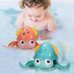 Baby Bath Toys Crawling Toy Wind up Octopus Water Toy Toddlers Swimming Floating Playing Paddling Set in Bathroom Beach Pool ...