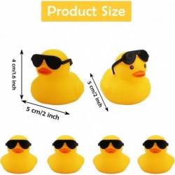 14 Pcs Rubber Ducks with Sunglasses Mini Rubber Duck Bath Toys Float and Squeak Bath Ducky for Bathtub Bathroom Baby Shower B...