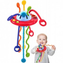 Baby Toys 12-18 Months - Baby Sensory Toys Montessori Toys for 1 Year Old Silicone Pull String Toys Boy Baby Activity Sensory...