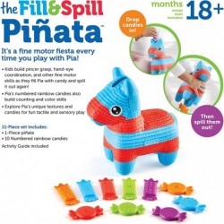 Pia The Fill & Spill Piñata Top Toddler Toys Preschool Fine Motor Skills Educational Toys 11 Pieces Age 18 Months Gifts for B...