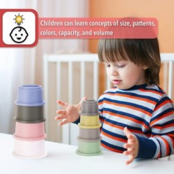 Mr. Pen- Stacking Cups Toy 8 Pcs Baby Stacking Toys Baby Stacking Cups Nesting Cups Stackable Cups for Baby and Toddler Stack...