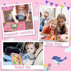 Busy Board for Toddlers 1 2 3 4 Year Old Sensory Activity Board for Learning Toys Travel Toys for Toddlers 1-3 Montessori Toy...