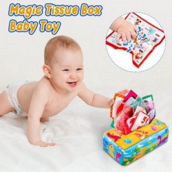 Baby Tissue Box Toy - Sensory Toys Infant 6-12 Months Toddler Montessori Toy for Babies Magic Tissue Box Early Learning Educa...