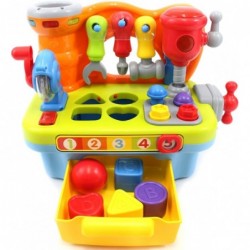 Little Engineer Multifunctional Musical Learning Tool Workbench For Kids $62.02 Early Development & Activity Toys