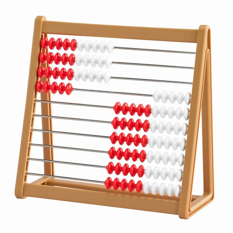 Abacus - In Home Learning Manipulative for Early Math - 10 Row Counting Frame - Teach Counting Addition and Subtraction $27.7...