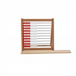 Abacus - In Home Learning Manipulative for Early Math - 10 Row Counting Frame - Teach Counting Addition and Subtraction $27.7...