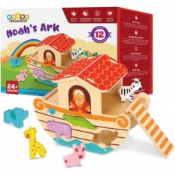 Wooden Toys - Noah's Ark Toy (Educational & Development Toys Great Gift for Girls and Boys) $31.63 Early Development & Activi...