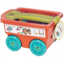 Locbloc Wagon - Building Toy Blocks for Toddlers (54 pieces) $49.73 Early Development & Activity Toys