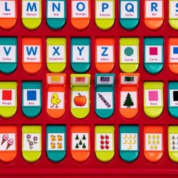 – French Alphabet Toy for Learning – 50 Pop-Up Flaps – Letters Words Numbers Colors Shapes – Educational Toy for Toddlers Kid...