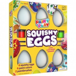 Egg Squishy Painting Kit - Arts and Crafts for Girls and Boys - Kids Easter Art Activities - Craft Gift for Kids Ages 4 5 6 7...