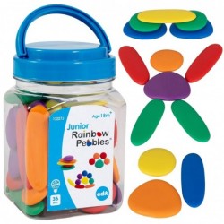 Junior - Mini Jar - Ages 18m+ - The Original Sorting and Stacking Stones - First Counting and Sorting Toy $28.09 Early Develo...