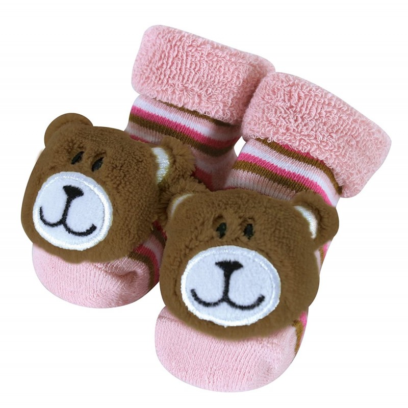 Rattle Socks Pink Bears Fits 3-12 Months $17.24 Early Development & Activity Toys