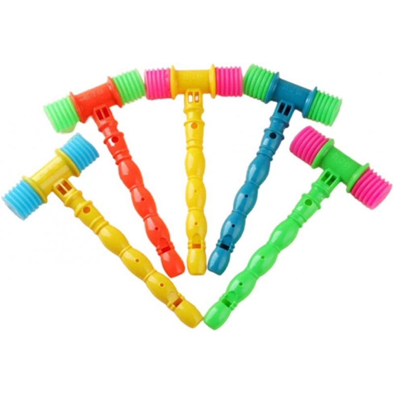 1pc Kids Plastic Vocal Knocking Hammer Infant Musical Instrument Early Educational Toys Random Color $12.75 Early Development...