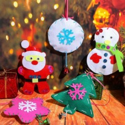 6 Pieces Christmas Ornament DIY Kit Sewing Kit DIY Felt Craft Kit Educational Sewing Crafts for Fun Home Activities $19.40 Cr...