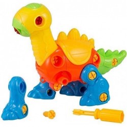 Dinosaur Toys STEM Building Toys - 3 Pack Take Apart Toys with Tools Preschool Learning Toys for Boys Girls Kids Age 3 - 12 Y...