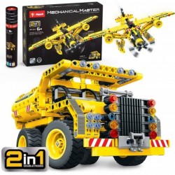 STEM Building Toy for Boys Age 8-12 Girls | 2-in-1 Truck Airplane Take Apart Stem Toys Building Sets 361 Pcs | STEM Building ...