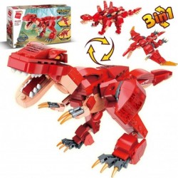 3in1 STEM Building Blocks Dinosaur Toys for Kids Age 6 7 8 9 10 11 12 Year Old Realistic T-Rex Pterodactyl Stegosaurus Educat...