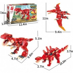 3in1 STEM Building Blocks Dinosaur Toys for Kids Age 6 7 8 9 10 11 12 Year Old Realistic T-Rex Pterodactyl Stegosaurus Educat...