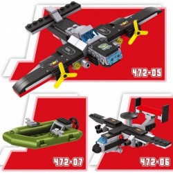 1161 Pieces Aircraft Carrier Building Kit Military Warship Battleship Building Blocks Sets with Patrol Boat Fighter Plane Cre...