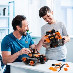 3-in-1 STEM Building Toys - Tracked Racer Car/Robot/Tank 2.4Ghz Remote & APP Controlled Toy for Age 8-12 14 Year Old Kids Edu...