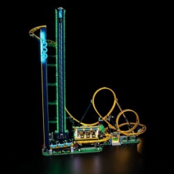 Led Lighting Kit for LEGO-10303 Loop Coaster - Compatible with Lego Creator Icons Building Blocks Model- Not Include The Lego...