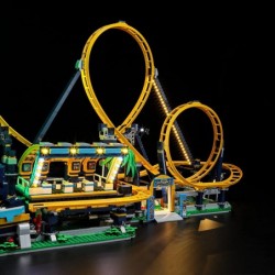 Led Lighting Kit for LEGO-10303 Loop Coaster - Compatible with Lego Creator Icons Building Blocks Model- Not Include The Lego...