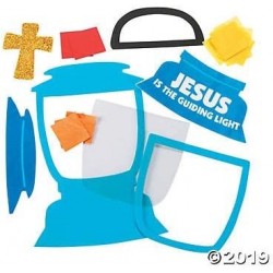 Jesus Lights The Way Tissue Acetate Sign - Crafts for Kids and Fun Home Activities $33.54 Craft Kits