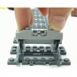 City Train Track Set Straight Tracks Road Building Toy Compatible with Major Brands (18pcs Straight ) $30.98 Toy Building Sets