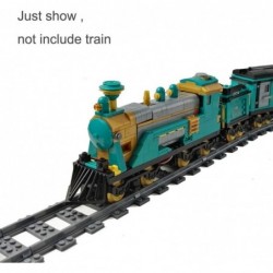 City Train Track Set Straight Tracks Road Building Toy Compatible with Major Brands (18pcs Straight ) $30.98 Toy Building Sets