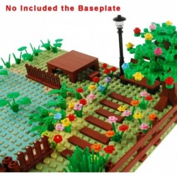 Garden Farm Building Blocks Park Sencery Accessories Plant Set Building Bricks Kit DIY Building Set Compatible All Major Bran...