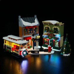 Led Light Kit for Lego Holiday Main Street 10308 (No Model) Lighting Kit Compatible with Lego 10308 Christmas Building Toys C...