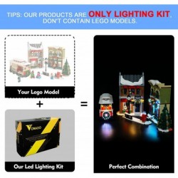 Led Light Kit for Lego Holiday Main Street 10308 (No Model) Lighting Kit Compatible with Lego 10308 Christmas Building Toys C...