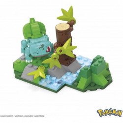 Pokemon Bulbasaur's Forest Trek Building Set with 82 Compatible Bricks and Pieces Connect with Other Worlds Toy Gift Set for ...