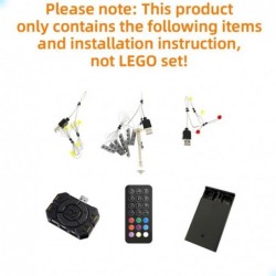 LED Light Kit (Remote Control) Compatible with Lego Corner Garage - Lighting Set for Creator 10264 (Lego Set Not Included) $4...