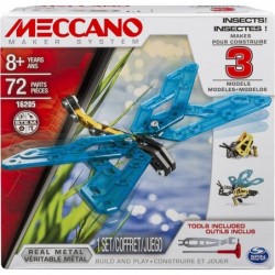 Meccano 3 Model Building Set Insects 72 Pieces For Ages 8+ STEM Construction Education Toy $48.77 Toy Building Sets