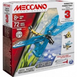 Meccano 3 Model Building Set Insects 72 Pieces For Ages 8+ STEM Construction Education Toy $48.77 Toy Building Sets