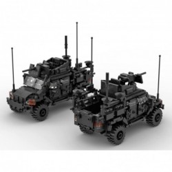 Military Armored Car Building Blocks and Construction Toy Adult Collectible Model Cars Set to Build Technic Vehicle Kits (437...