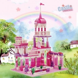 Girls Castle Building Blocks Set Princess Pink Educational Toy for Over 6 Years Old Construction Bricks Toy with （274 PCS） $4...