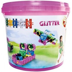 Construction Toys for Children from 3 Years Creative Educational Toys in a 175 Piece Set Glitter Building Blocks for Girls Mo...